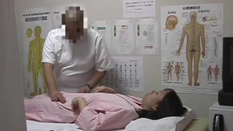 Girl medical massage