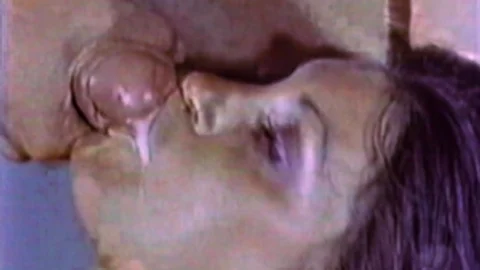 Cumshot together with teen chick Leslie Bovee plus John Holmes